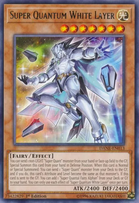 Super Quantum White Layer DANE-EN013 Unlimited Yu-Gi-Oh card from Dark Neostorm