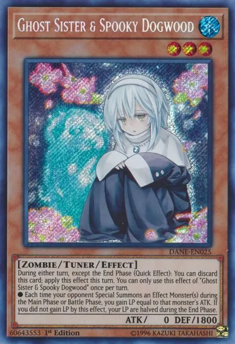 Ghost Sister & Spooky Dogwood DANE-EN025 Unlimited Yu-Gi-Oh card from Dark Neostorm