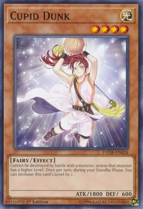 Cupid Dunk DANE-EN028 1st Edition Yu-Gi-Oh card from Dark Neostorm
