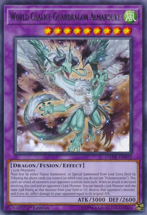 World Chalice Guardragon Almarduke DANE-EN032 1st Edition Yu-Gi-Oh card from Dark Neostorm