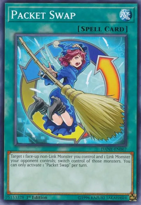 Packet Swap DANE-EN067 1st Edition Yu-Gi-Oh card from Dark Neostorm