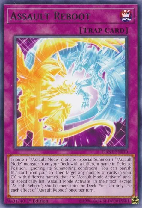 Assault Reboot DANE-EN070 Unlimited Yu-Gi-Oh card from Dark Neostorm