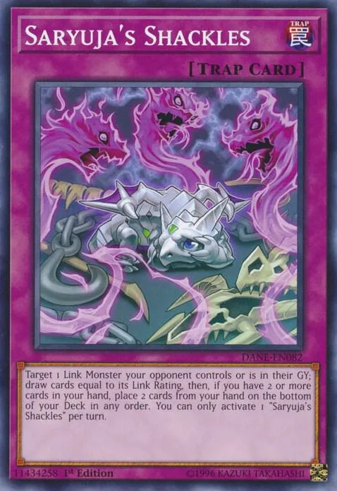 Saryuja's Shackles DANE-EN082 Unlimited Yu-Gi-Oh card from Dark Neostorm