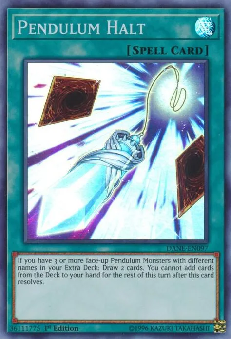 Pendulum Halt DANE-EN097 Unlimited Yu-Gi-Oh card from Dark Neostorm