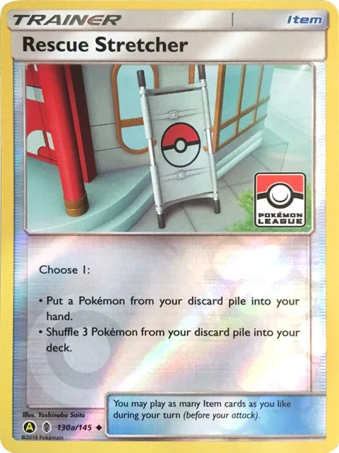 Rescue Stretcher - 130a/145 Pokemon League #130a/145 Reverse Holofoil Pokémon card from League & Championship Cards