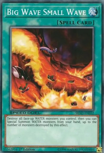 Big Wave Small Wave SBAD-EN032 Yu-Gi-Oh card from Speed Duel: Attack from the Deep