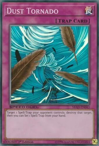 Dust Tornado SBAD-EN043 Yu-Gi-Oh card from Speed Duel: Attack from the Deep