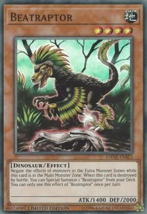 Beatraptor DANE-ENSE1 Yu-Gi-Oh card from Dark Neostorm