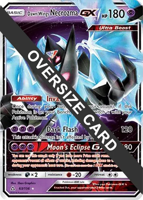 Dawn Wings Necrozma GX - 63/156 Ultra Prism #063/156 Holofoil Pokémon card from Jumbo Cards