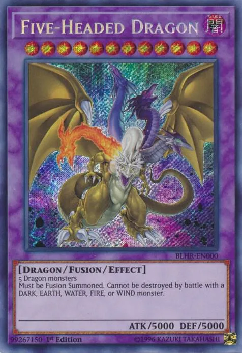 Five-Headed Dragon BLHR-EN000 Yu-Gi-Oh card from Battles of Legend: Hero's Revenge