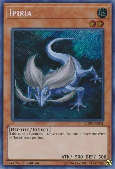 Ipiria BLHR-EN001 Yu-Gi-Oh card from Battles of Legend: Hero's Revenge