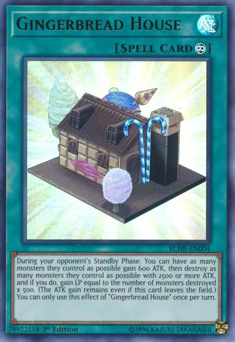 Gingerbread House BLHR-EN004 Yu-Gi-Oh card from Battles of Legend: Hero's Revenge