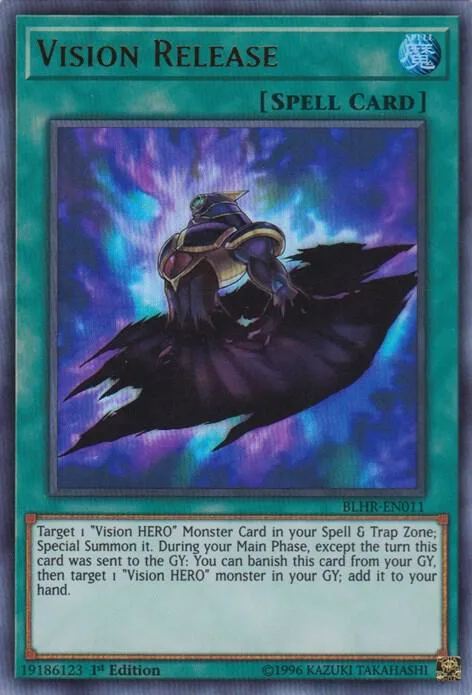 Vision Release BLHR-EN011 Yu-Gi-Oh card from Battles of Legend: Hero's Revenge