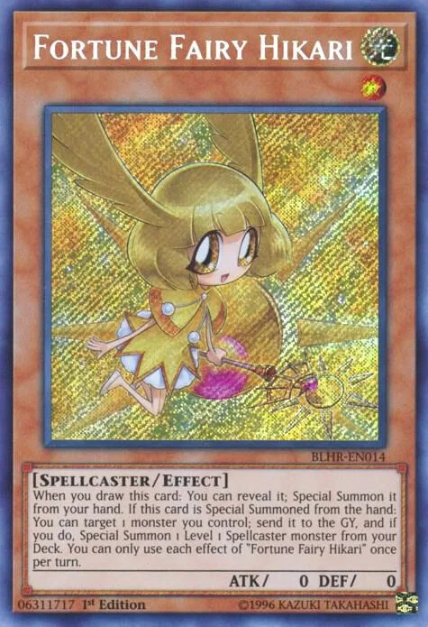 Fortune Fairy Hikari BLHR-EN014 Yu-Gi-Oh card from Battles of Legend: Hero's Revenge