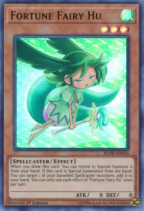 Fortune Fairy Hu BLHR-EN016 Yu-Gi-Oh card from Battles of Legend: Hero's Revenge