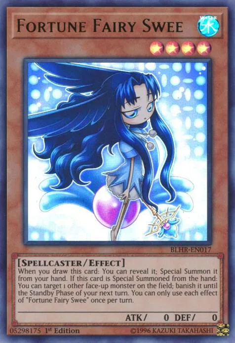 Fortune Fairy Swee BLHR-EN017 Yu-Gi-Oh card from Battles of Legend: Hero's Revenge