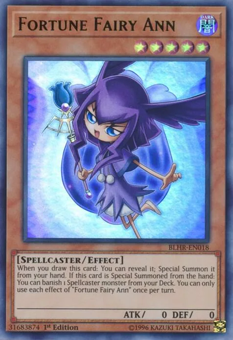 Fortune Fairy Ann BLHR-EN018 Yu-Gi-Oh card from Battles of Legend: Hero's Revenge