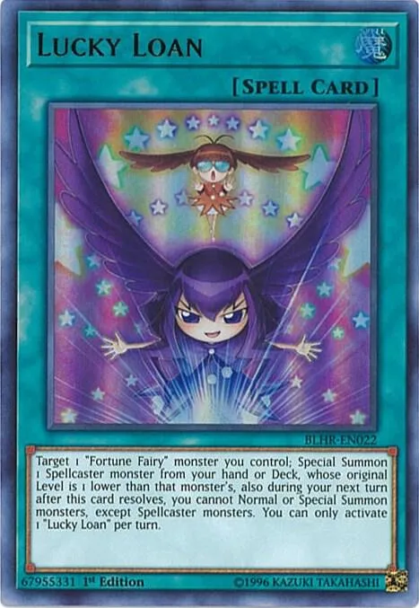 Lucky Loan BLHR-EN022 Yu-Gi-Oh card from Battles of Legend: Hero's Revenge