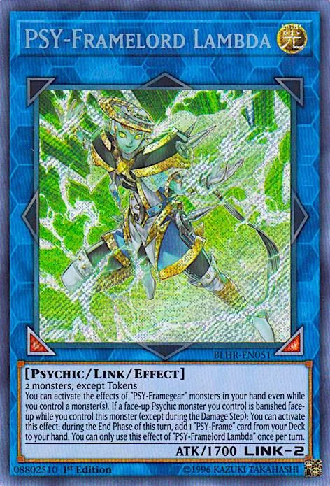 PSY-Framelord Lambda BLHR-EN051 Yu-Gi-Oh card from Battles of Legend: Hero's Revenge