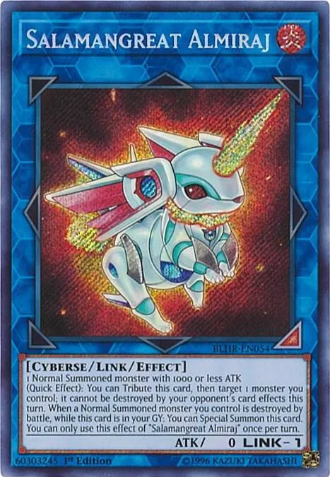 Salamangreat Almiraj BLHR-EN054 Yu-Gi-Oh card from Battles of Legend: Hero's Revenge