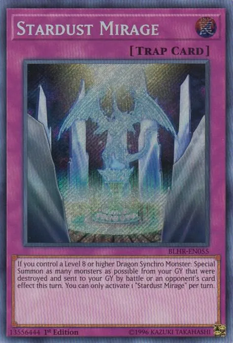 Stardust Mirage BLHR-EN055 Yu-Gi-Oh card from Battles of Legend: Hero's Revenge