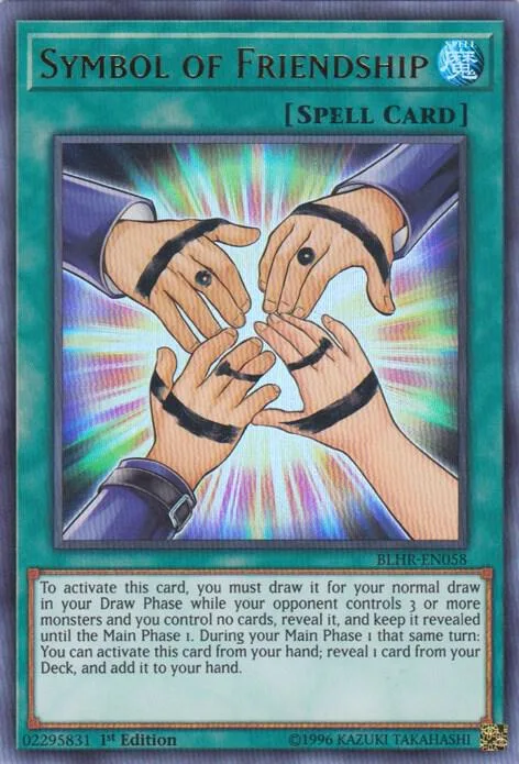 Symbol of Friendship BLHR-EN058 Yu-Gi-Oh card from Battles of Legend: Hero's Revenge