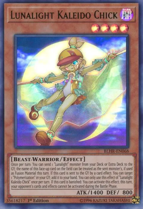 Lunalight Kaleido Chick BLHR-EN068 Yu-Gi-Oh card from Battles of Legend: Hero's Revenge