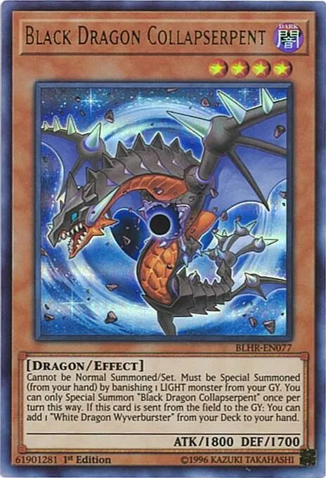 Black Dragon Collapserpent BLHR-EN077 Yu-Gi-Oh card from Battles of Legend: Hero's Revenge