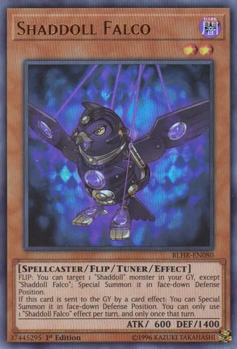 Shaddoll Falco BLHR-EN080 Yu-Gi-Oh card from Battles of Legend: Hero's Revenge