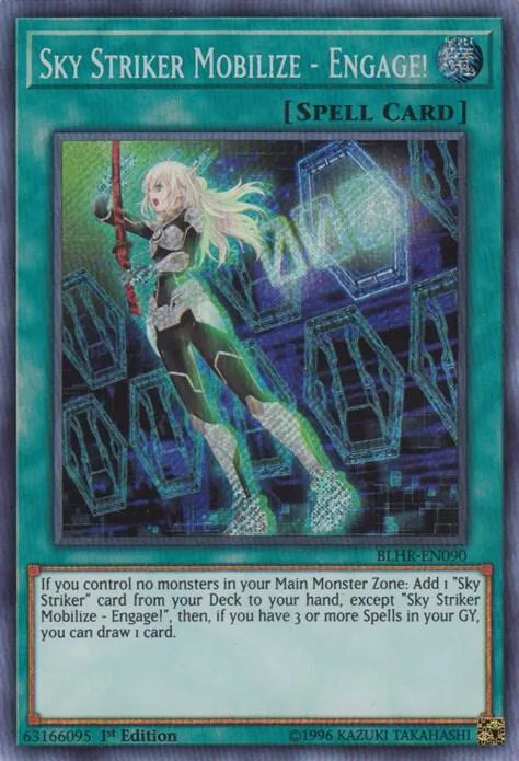 Sky Striker Mobilize - Engage! BLHR-EN090 Yu-Gi-Oh card from Battles of Legend: Hero's Revenge