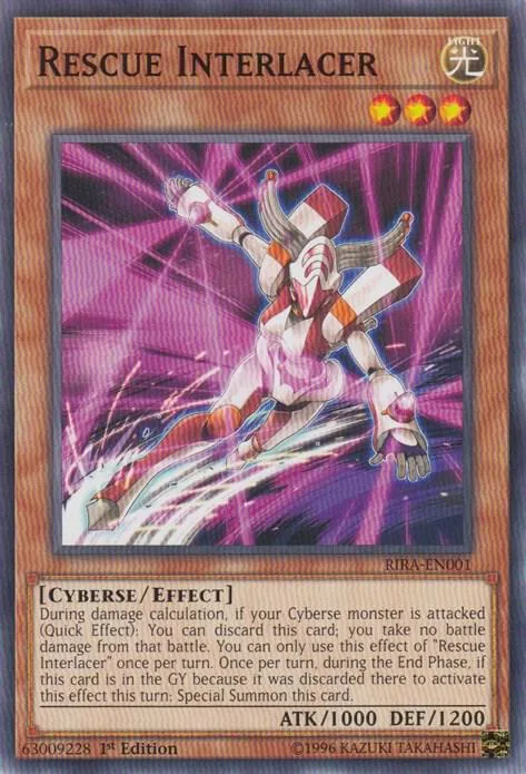 Rescue Interlacer RIRA-EN001 Yu-Gi-Oh card from Rising Rampage