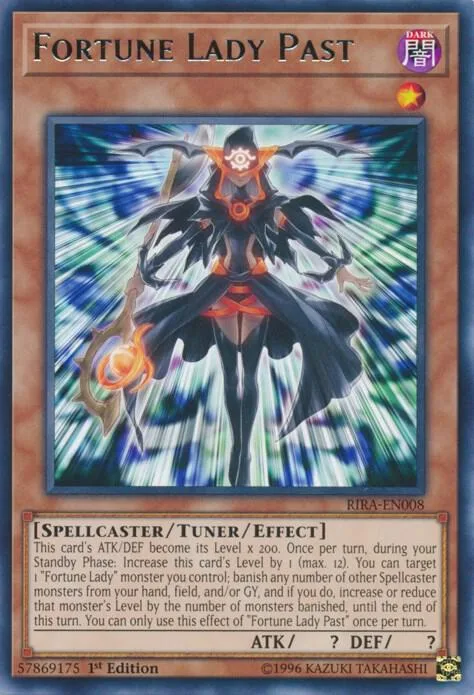 Fortune Lady Past RIRA-EN008 Unlimited Yu-Gi-Oh card from Rising Rampage