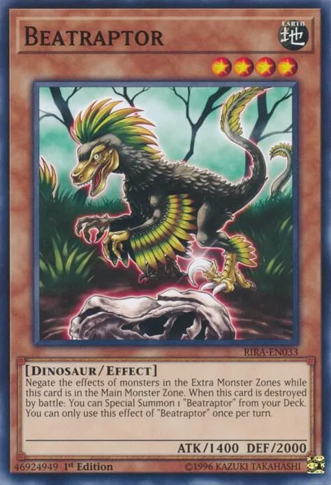 Beatraptor RIRA-EN033 Unlimited Yu-Gi-Oh card from Rising Rampage