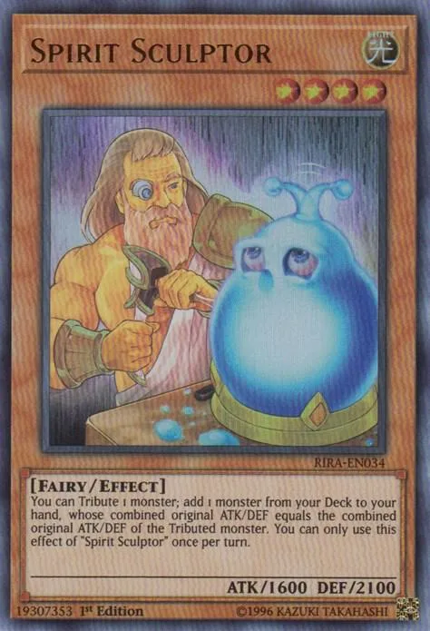Spirit Sculptor RIRA-EN034 Unlimited Yu-Gi-Oh card from Rising Rampage