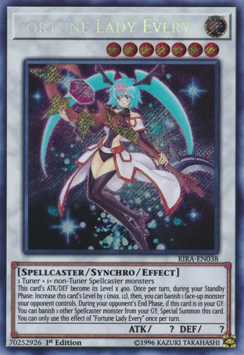 Fortune Lady Every RIRA-EN038 Unlimited Yu-Gi-Oh card from Rising Rampage