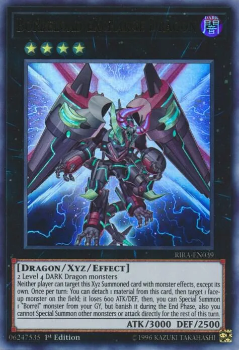 Borreload eXcharge Dragon RIRA-EN039 Yu-Gi-Oh card from Rising Rampage