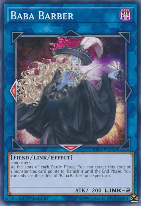 Baba Barber RIRA-EN050 Unlimited Yu-Gi-Oh card from Rising Rampage
