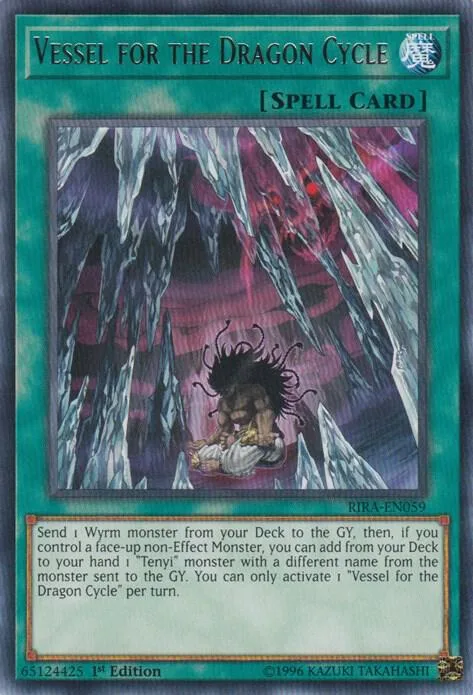 Vessel for the Dragon Cycle RIRA-EN059 Unlimited Yu-Gi-Oh card from Rising Rampage
