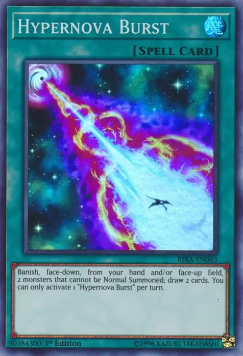 Hypernova Burst RIRA-EN063 Unlimited Yu-Gi-Oh card from Rising Rampage