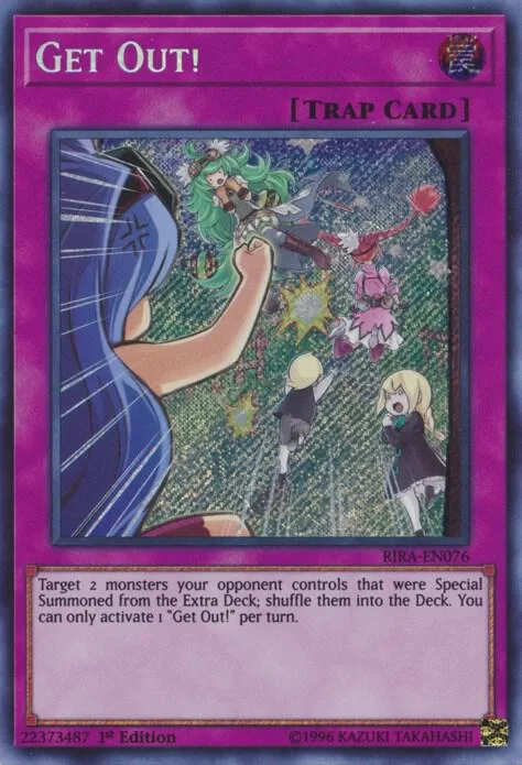 Get Out! RIRA-EN076 Unlimited Yu-Gi-Oh card from Rising Rampage