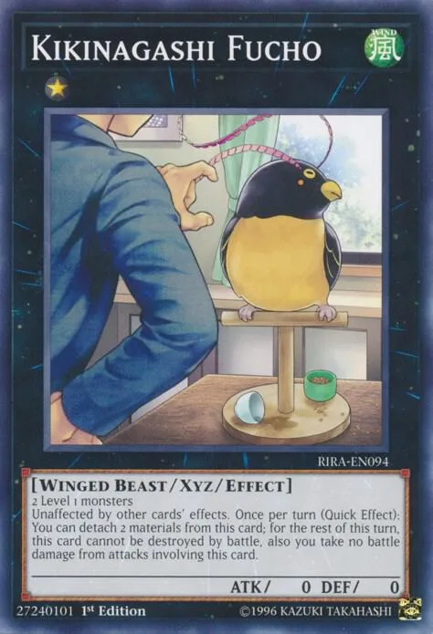 Kikinagashi Fucho RIRA-EN094 1st Edition Yu-Gi-Oh card from Rising Rampage