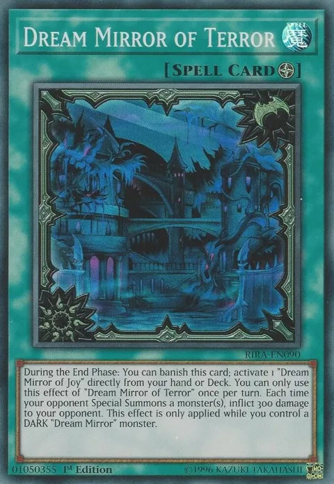 Dream Mirror of Terror RIRA-EN090 Unlimited Yu-Gi-Oh card from Rising Rampage