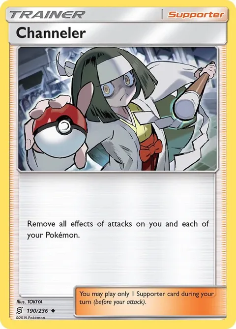 Channeler #190/236 Pokémon card from SM - Unified Minds