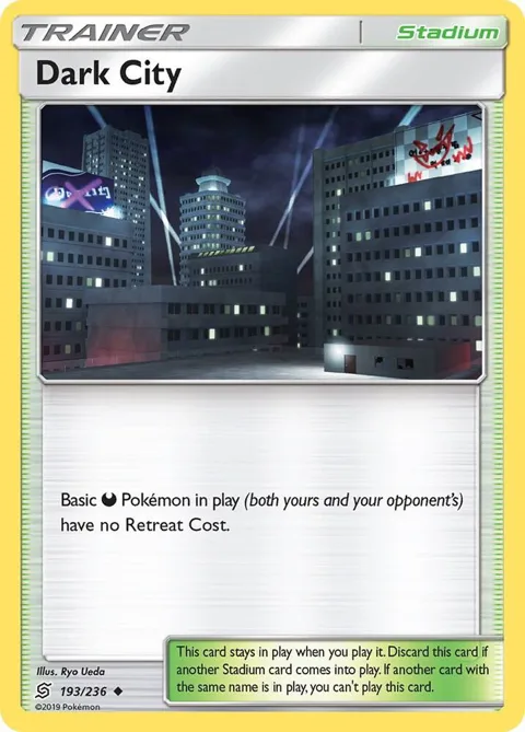 Dark City #193/236 Pokémon card from SM - Unified Minds