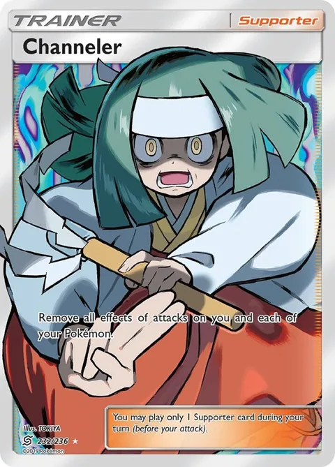 Channeler Full Art #232/236 Holofoil Pokémon card from SM - Unified Minds