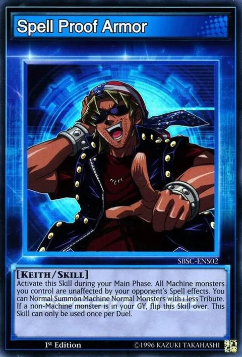 Spell Proof Armor SBSC-ENS02 Yu-Gi-Oh card from Speed Duel: Scars of Battle