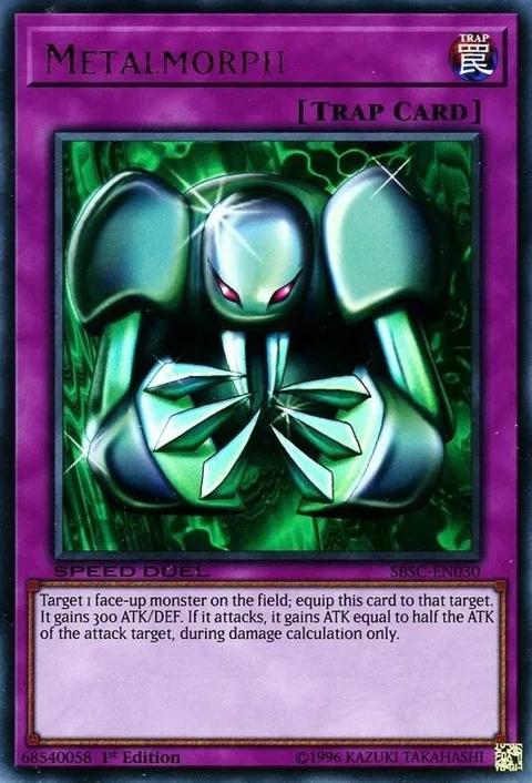 Metalmorph SBSC-EN030 Yu-Gi-Oh card from Speed Duel: Scars of Battle