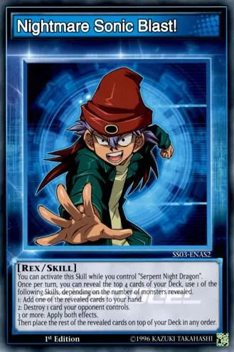 Nightmare Sonic Blast! SS03-ENAS2 Yu-Gi-Oh card from Speed Duel Decks: Ultimate Predators