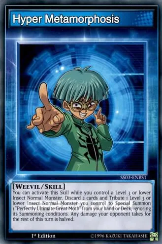Hyper Metamorphosis SS03-ENBS1 Yu-Gi-Oh card from Speed Duel Decks: Ultimate Predators