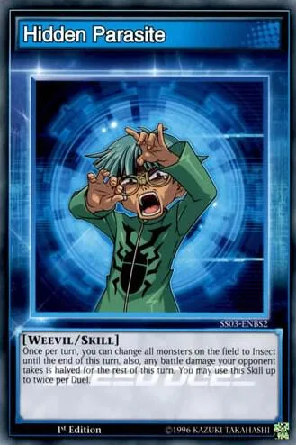 Hidden Parasite SS03-ENBS2 Yu-Gi-Oh card from Speed Duel Decks: Ultimate Predators
